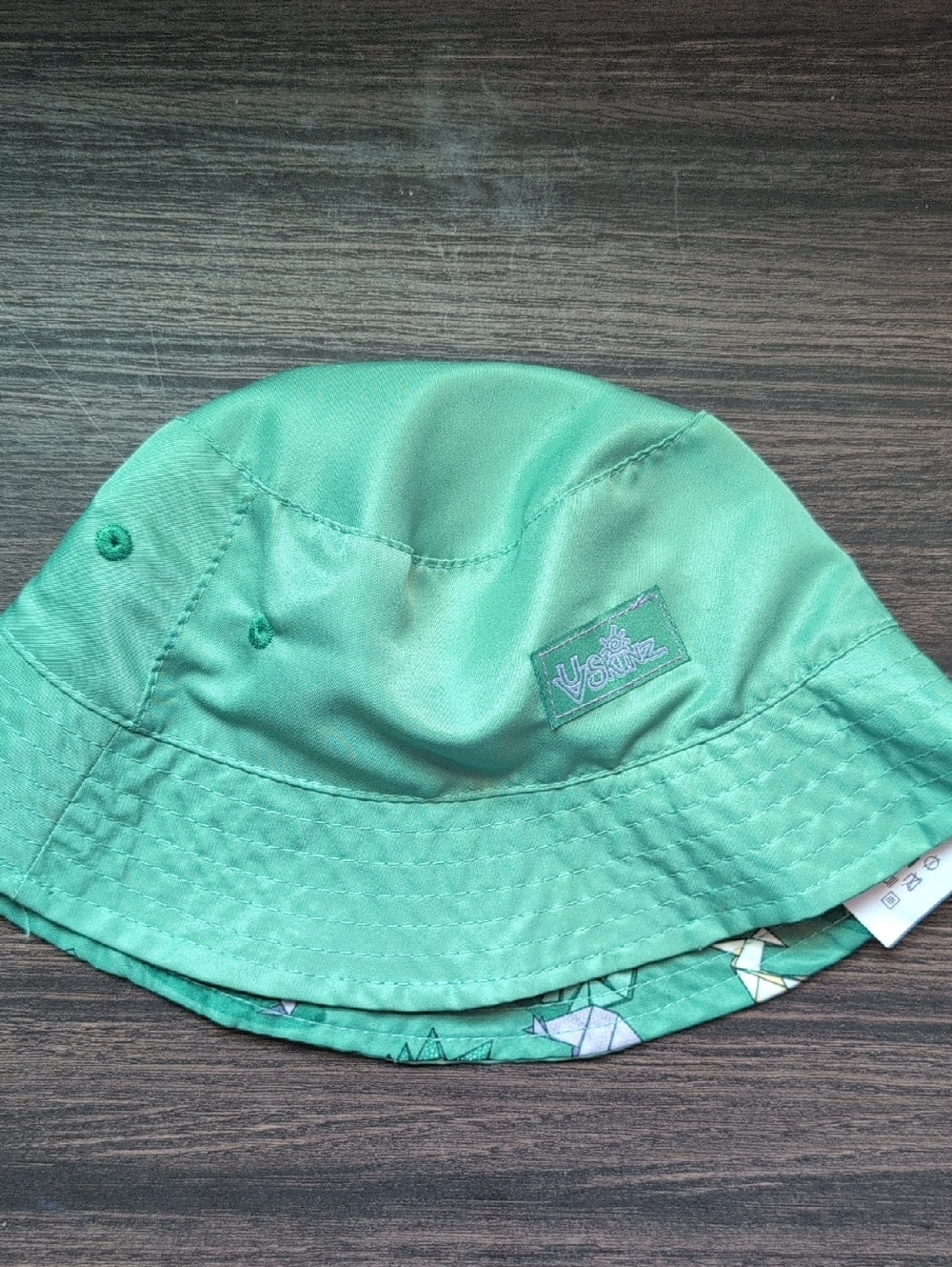 Kids' Green Reversible Bucket Hat
